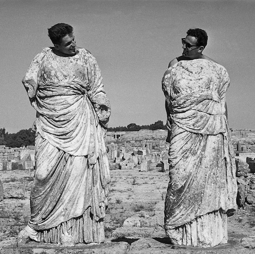 Léonard et Pierre Gianadda, Libye, 1960 - 163phA07-31b02